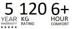 Chair Icon 5 Year 120KG 6+ 100 H