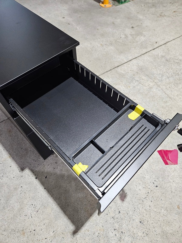 Steel Mobile Drawers- Full size drop file drawer- gang locking drawers