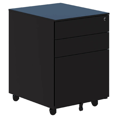 Steel Mobile Drawers- Full size drop file drawer- gang locking drawers