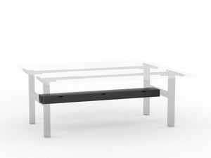 Agile 2 electric double desk pod| Run out Special | Silver frames only