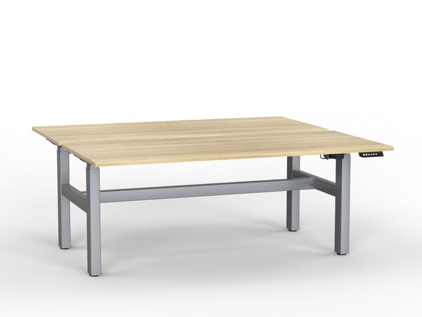 Agile 2 electric double desk pod| Run out Special | Silver frames only