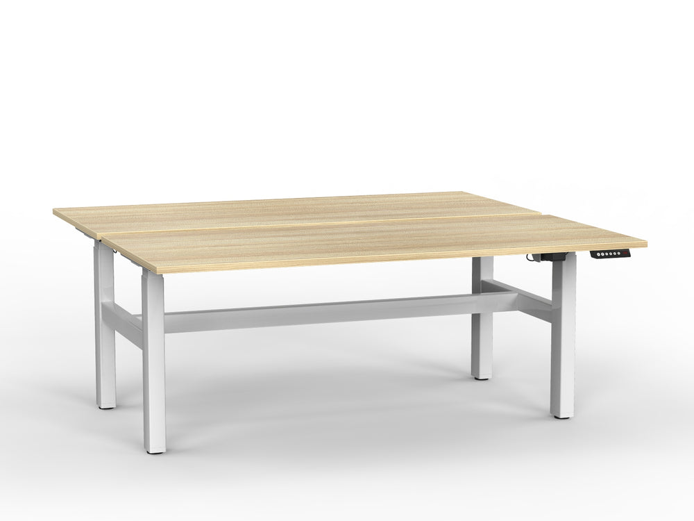 Agile 2 electric double desk pod| Run out Special | Silver frames only