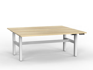 Agile 2 electric double desk pod| Run out Special | Silver frames only