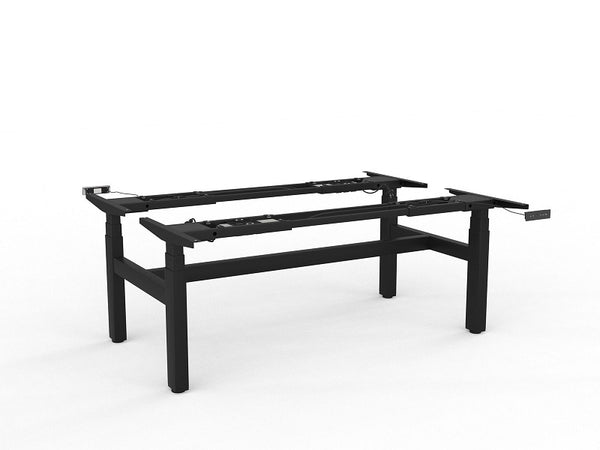 Agile 3 electric double desk pod-3 column-twin motor | Run out Special- Black frame only