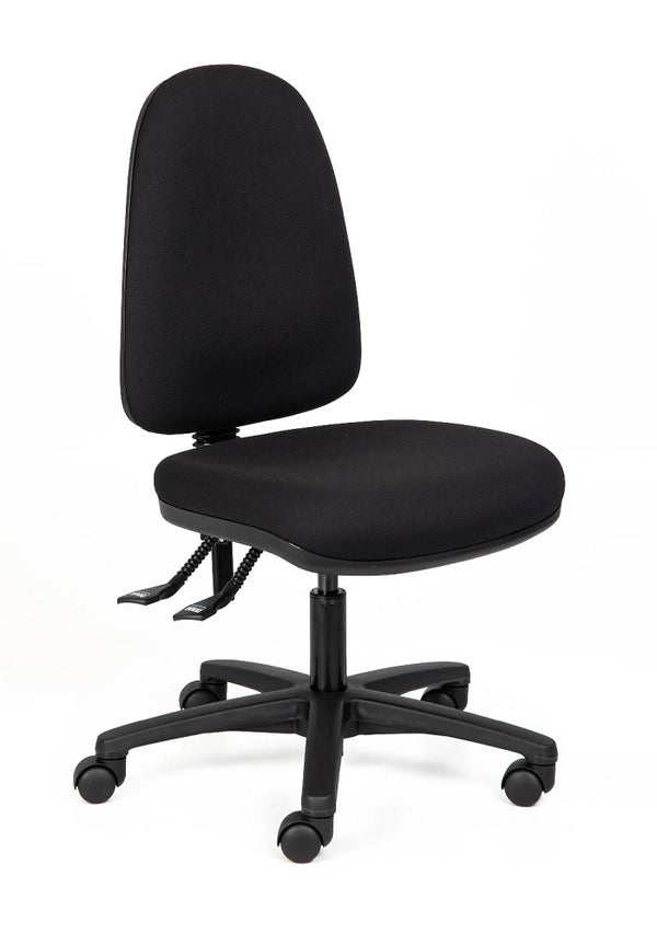 Alpha 3 lever office Chair-Level 6 AFRDI cert-Mid or High back- colour options