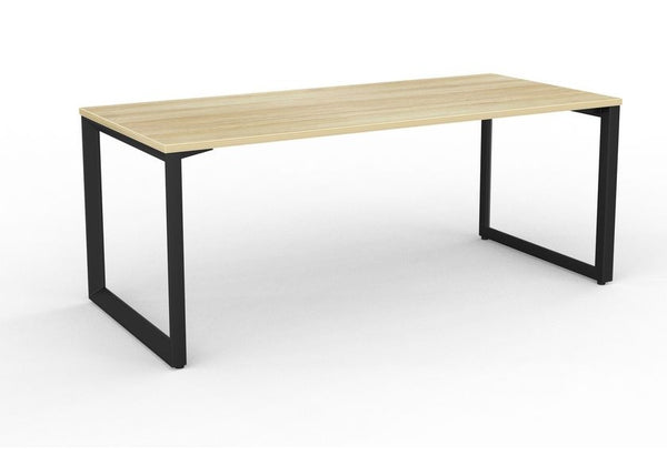 Anvil Office Desk with black stable steel frame plus four top colours