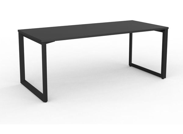 Anvil Office Desk with black stable steel frame plus four top colours