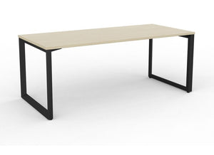 Anvil Office Desk with black stable steel frame plus four top colours