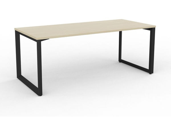 Anvil Office Desk with black stable steel frame plus four top colours