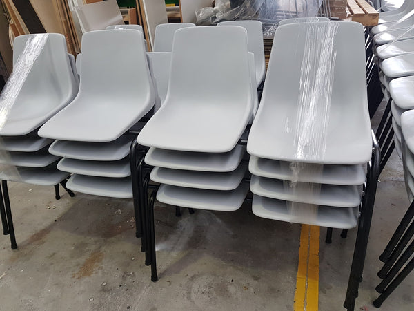 Aquarius beam pew stacking chairs-NZ made steel frames- education-club- auditorium seating|