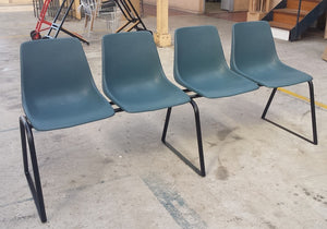 Aquarius beam pew stacking chairs-NZ made steel frames- education-club- auditorium seating|