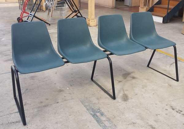 Aquarius beam pew stacking chairs-NZ made steel frames- education-club- auditorium seating|