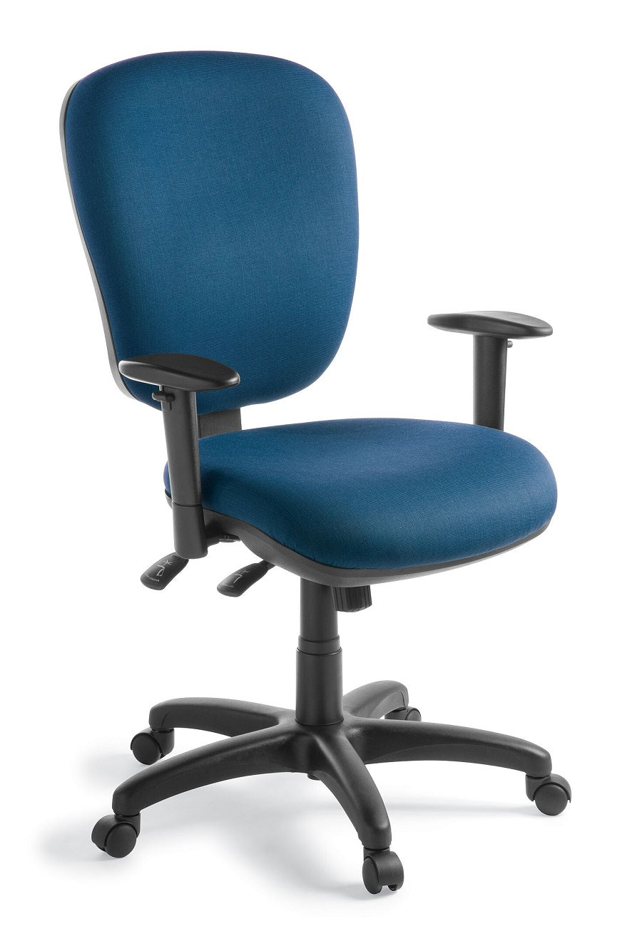 Arena High back Ergonomic office chair-wide seat-colour options| NZ Built