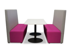 Aspire booth- NZ made booth seating- breakout- cafe-bench seating