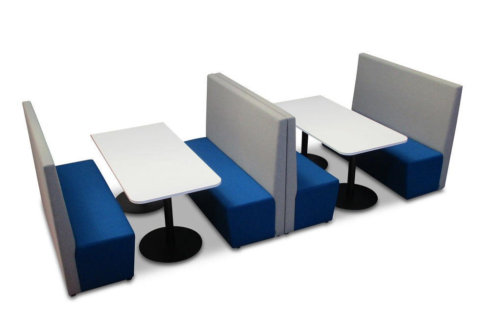 Aspire booth- NZ made booth seating- breakout- cafe-bench seating