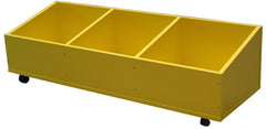 Browser Bin 3 -Mobile book storage unit - NZ made Melteca construction