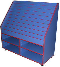 Book display mobile unit- NZ made- 10 Tier angle display