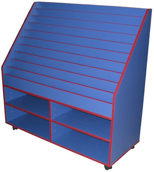 Book display mobile unit- NZ made- 10 Tier angle display