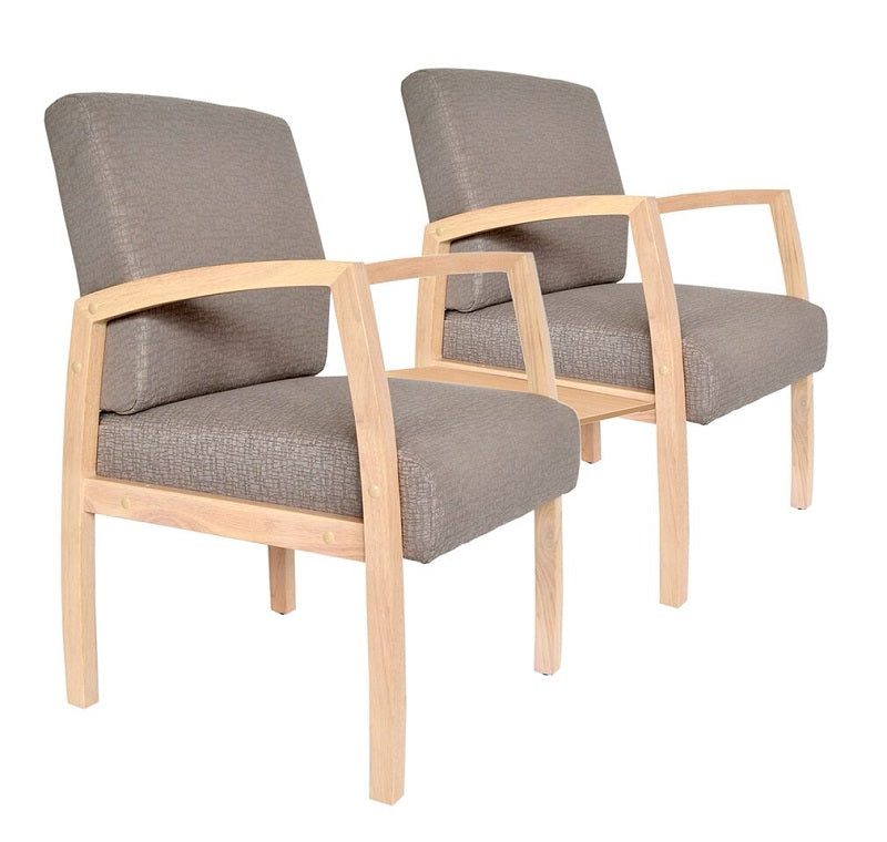 Bella guest chair -Maple finish timber frame with arms- Indent item