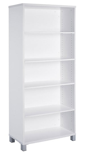 Cubit Bookcase 1800 high- 4 adjustable shelves-storage-4 colours