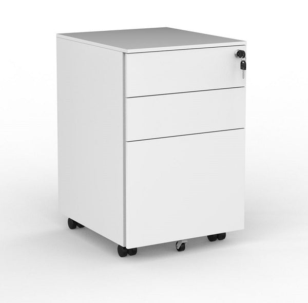 Boost steel mobile drawers-slim 300mm - standard 390mm wide-3 colours
