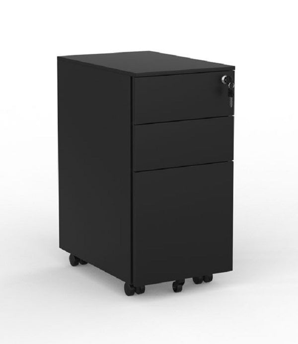 Boost steel mobile drawers-slim 300mm - standard 390mm wide-3 colours