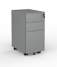 Boost steel mobile drawers-slim 300mm - standard 390mm wide-3 colours