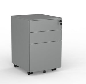 Boost steel mobile drawers-slim 300mm - standard 390mm wide-3 colours