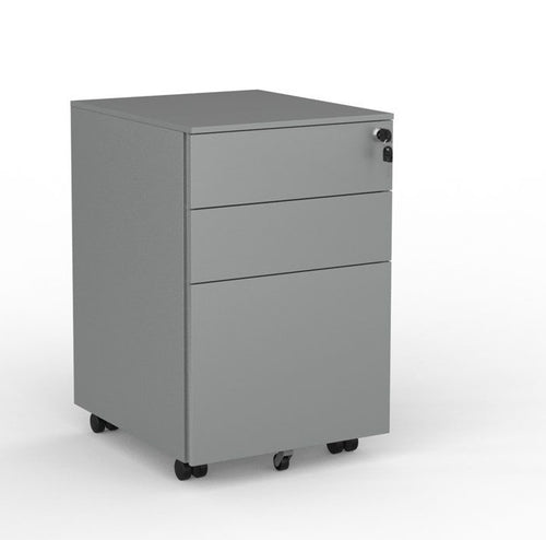 Boost steel mobile drawers-slim 300mm - standard 390mm wide-3 colours
