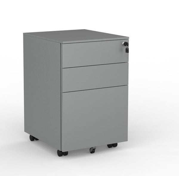 Boost steel mobile drawers-slim 300mm - standard 390mm wide-3 colours
