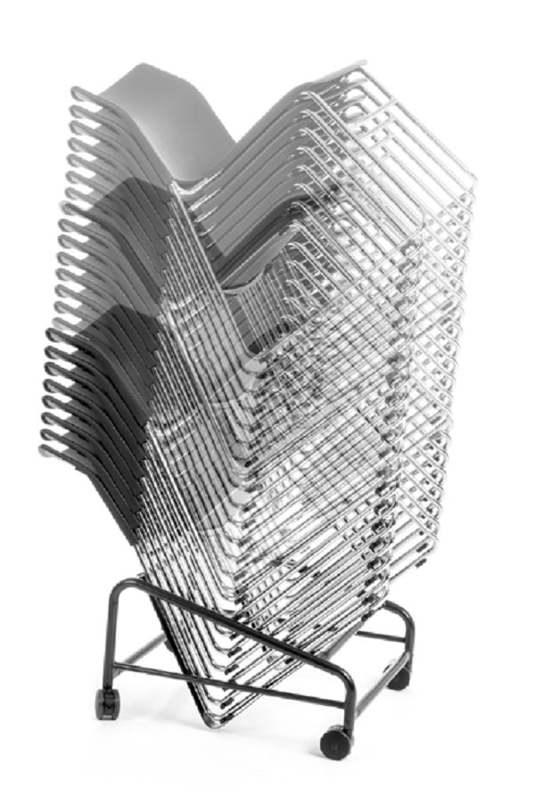 CS One chair storage Trolley- with 10 chairs