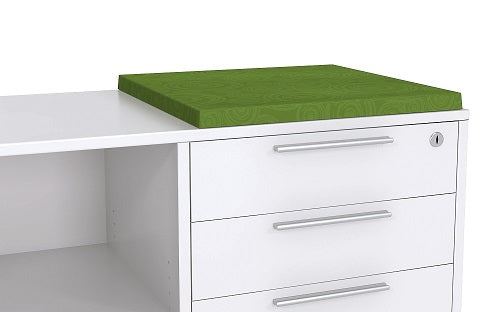 Cubit Caddy mobile drawers with shelf- under desk storage- colour options