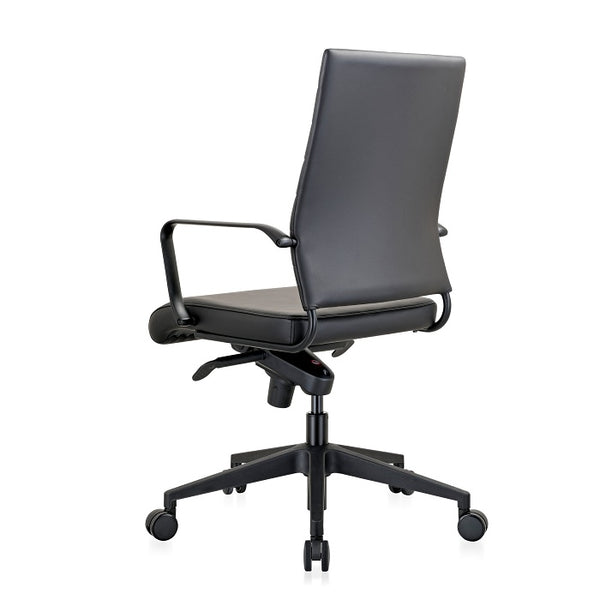 Classic executive meeting chair| soft PU vinyl in Black or Tan