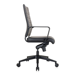 Classic executive meeting chair| soft PU vinyl in Black or Tan