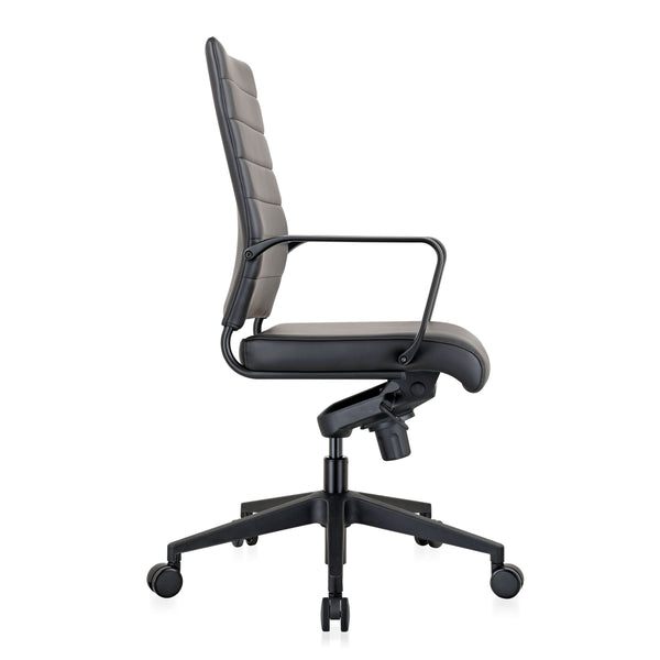 Classic executive meeting chair| soft PU vinyl in Black or Tan