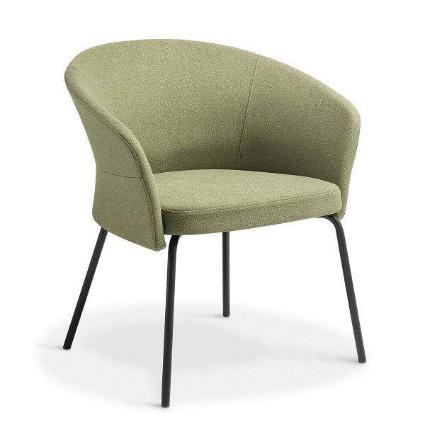 Clove Office Tub Chair-Reception-visitor Tub chair-two bases-three colour options