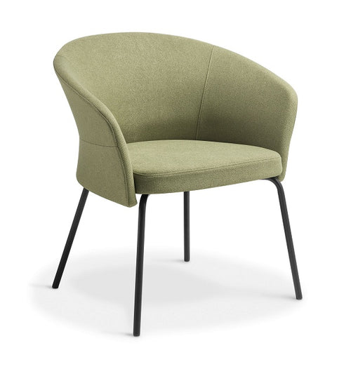 Clove Office Tub Chair-Reception-visitor Tub chair-two bases-three colour options