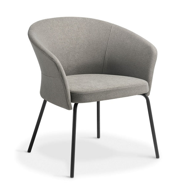 Clove Office Tub Chair-Reception-visitor Tub chair-two bases-three colour options