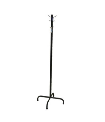 Coat Stand 4 x Alloy Hooks- Black