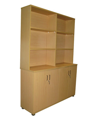 NZ Made Large Wall Storage Unit w/ Storage Cupboards and Shelving
