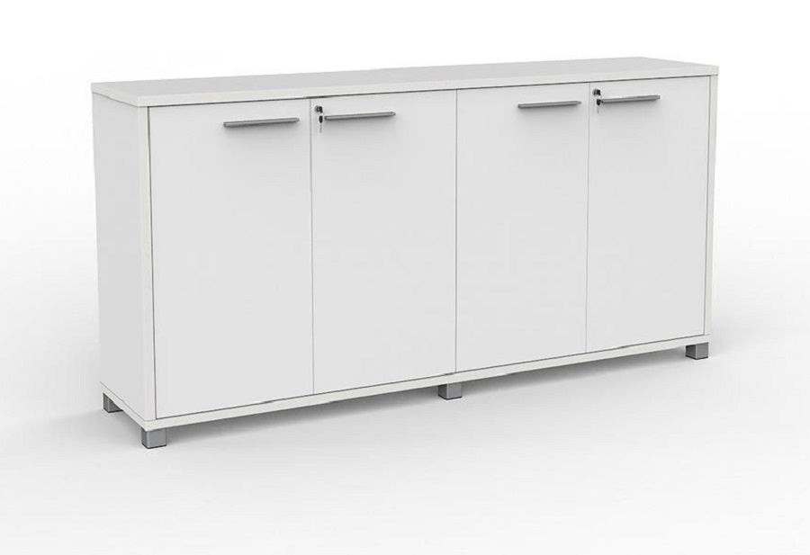 Cubit Credenza- locking four door storage cupboard-1800 wide- 900 high-four standard colours