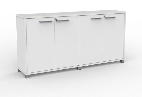 Cubit Credenza- locking four door storage cupboard-1800 wide- 900 high-four standard colours