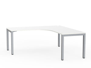 Cubit corner workstation 1800 x 1800- square steel frame workstation - multiple colour options