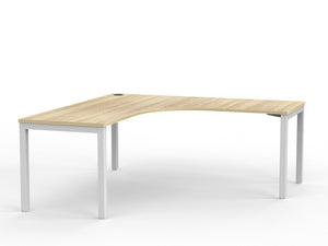 Cubit corner workstation 1800 x 1800- square steel frame workstation - multiple colour options