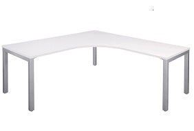 Cubit corner workstation 1800 x 1800- square steel frame workstation - multiple colour options