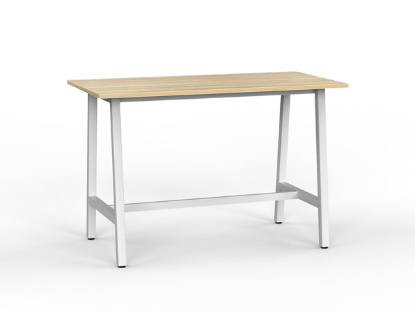 Cubit Bar leaner table -square steel frame-1 meter high standing bench-