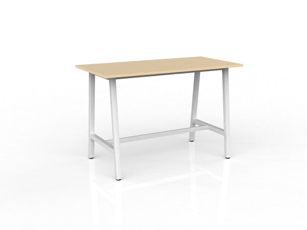 Cubit Bar leaner table -square steel frame-1 meter high standing bench-