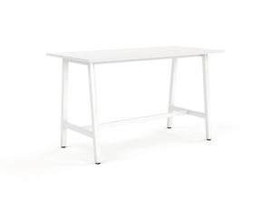 Cubit Bar leaner table -square steel frame-1 meter high standing bench-