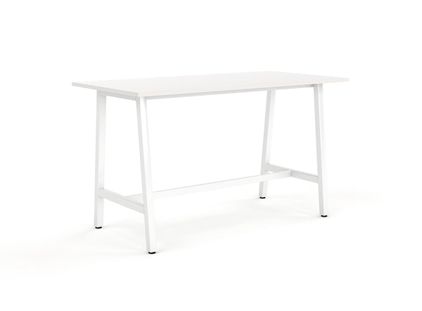 Cubit Bar leaner table -square steel frame-1 meter high standing bench-