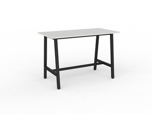 Cubit Bar leaner table -square steel frame-1 meter high standing bench-